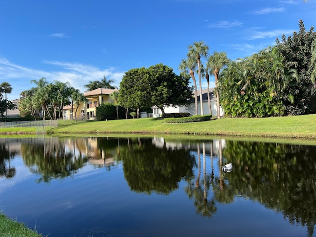 view of water feature