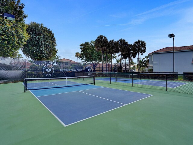 view of sport court