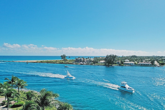 property view of water