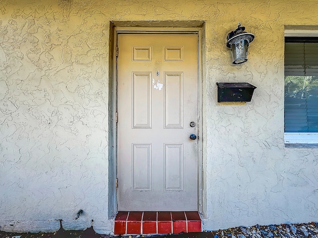 view of entrance to property