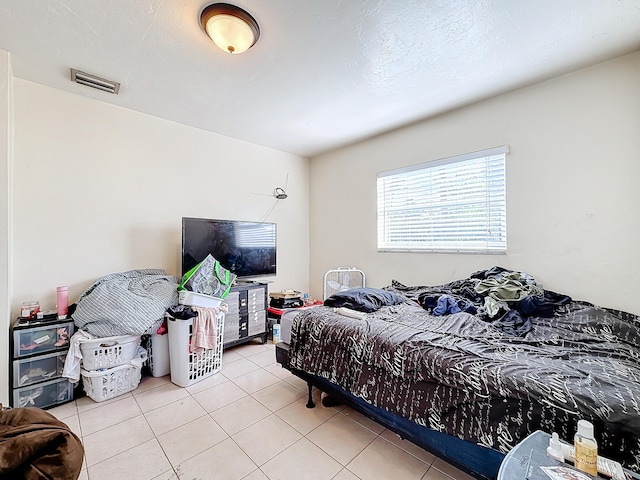 view of tiled bedroom