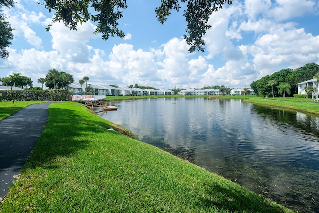 property view of water