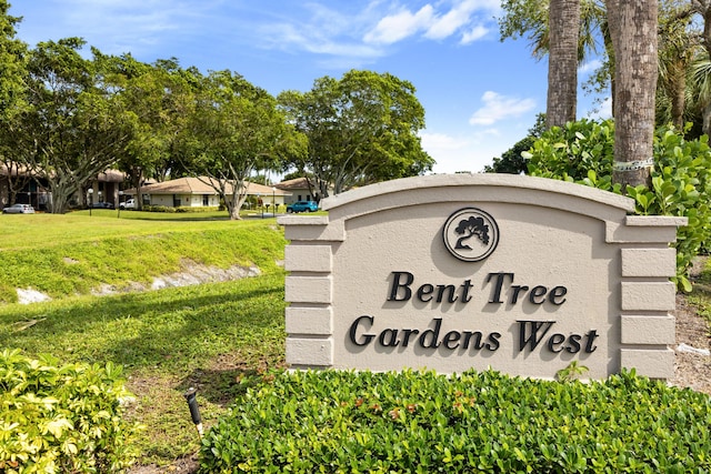 9780 Pineapple Tree Dr Unit 201, Boynton Beach, FL 33436 - community sign featuring a yard