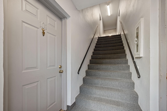 stairs with carpet