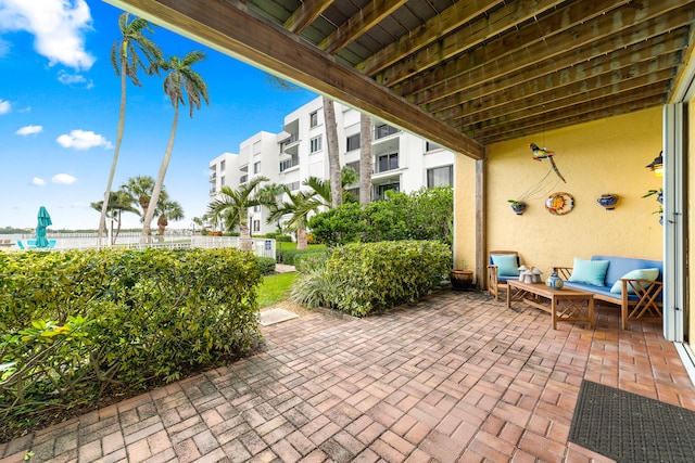 view of patio / terrace with outdoor lounge area