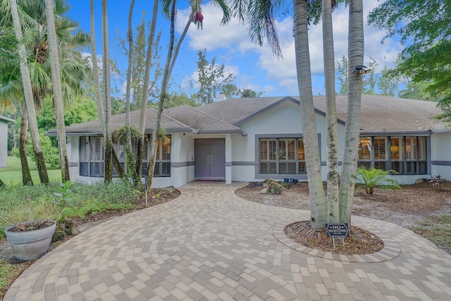 view of ranch-style house