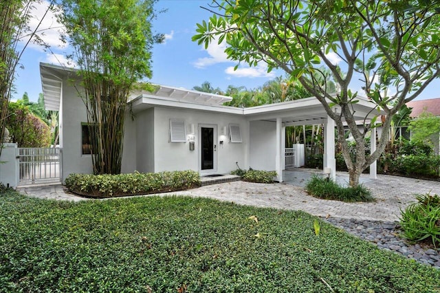 view of ranch-style house