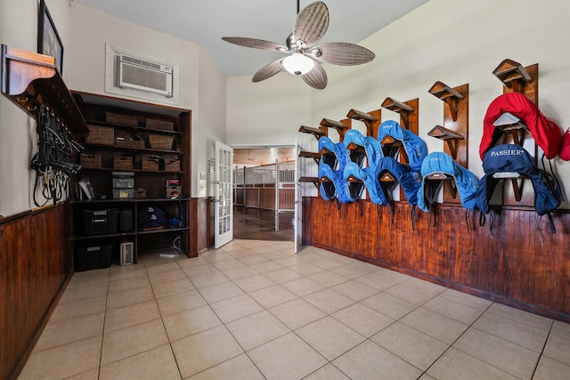 interior space with a wall unit AC