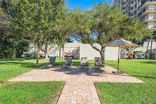 view of patio / terrace with fence