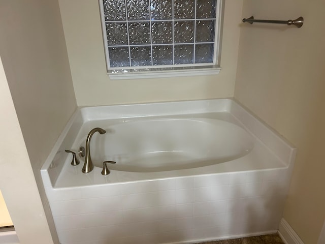 bathroom featuring a bathing tub