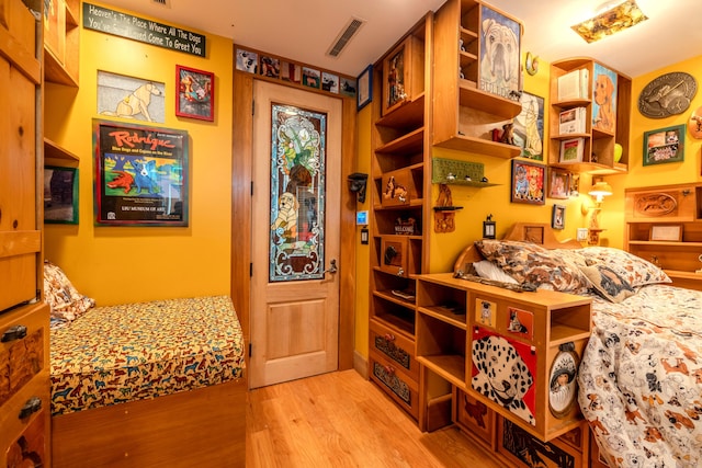 interior space featuring light hardwood / wood-style floors