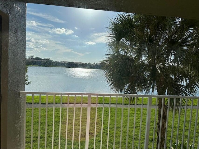 view of water feature