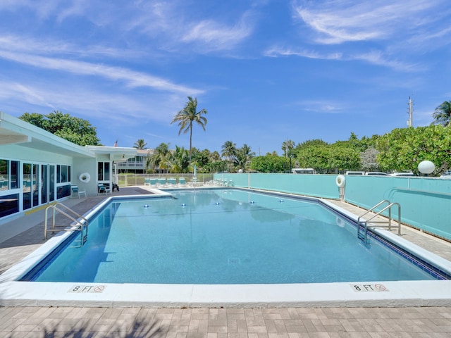 view of pool