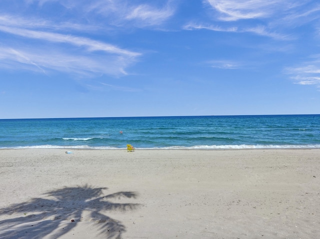 water view with a beach view