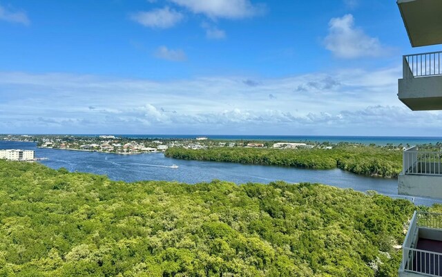 property view of water