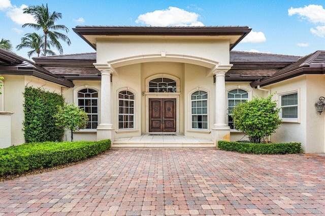 view of property entrance