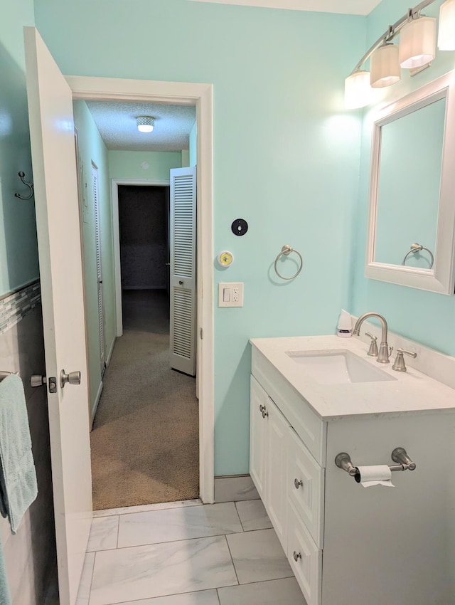 1914 Palmland Dr Unit B, Boynton Beach, FL 33436 - bathroom featuring vanity and marble finish flooring