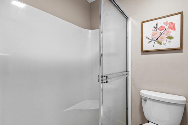 bathroom featuring crown molding, vanity, a shower with shower door, and wood-type flooring