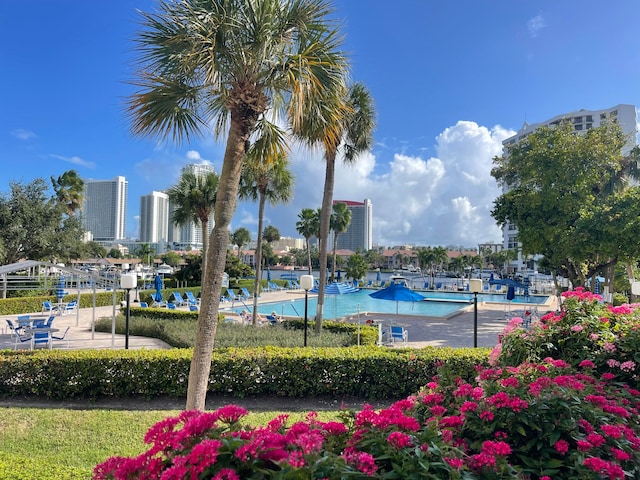 view of pool