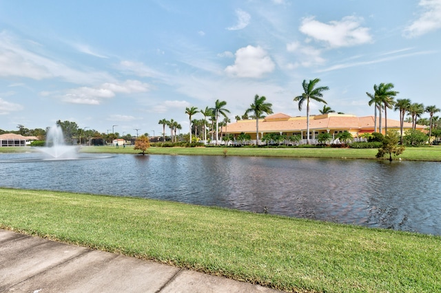 property view of water