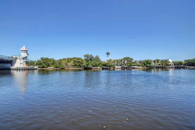 view of water feature