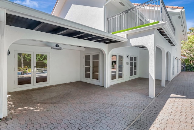 930 N Parkside Cir N, Boca Raton, FL 33486 - view of patio / terrace with french doors