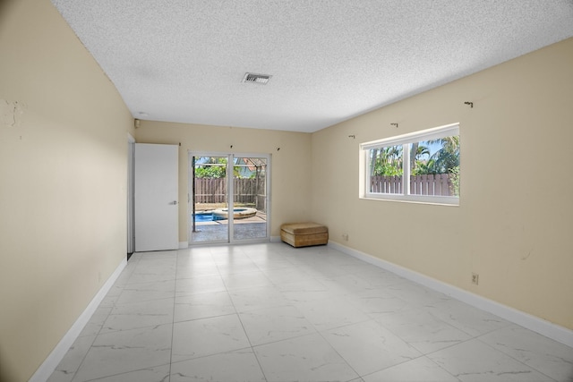 100 SW 15th Ct, Boca Raton, FL 33486 - unfurnished room with marble finish floor, baseboards, and visible vents