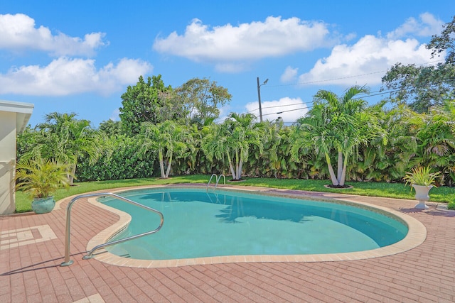 view of pool