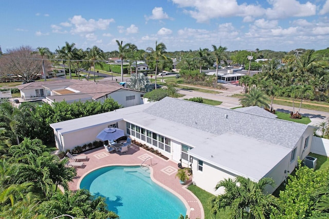 704 Eastwind Dr, North Palm Beach, FL 33408 - drone / aerial view featuring a residential view