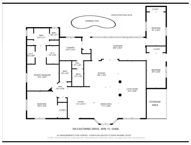 704 Eastwind Dr, North Palm Beach, FL 33408 - plan