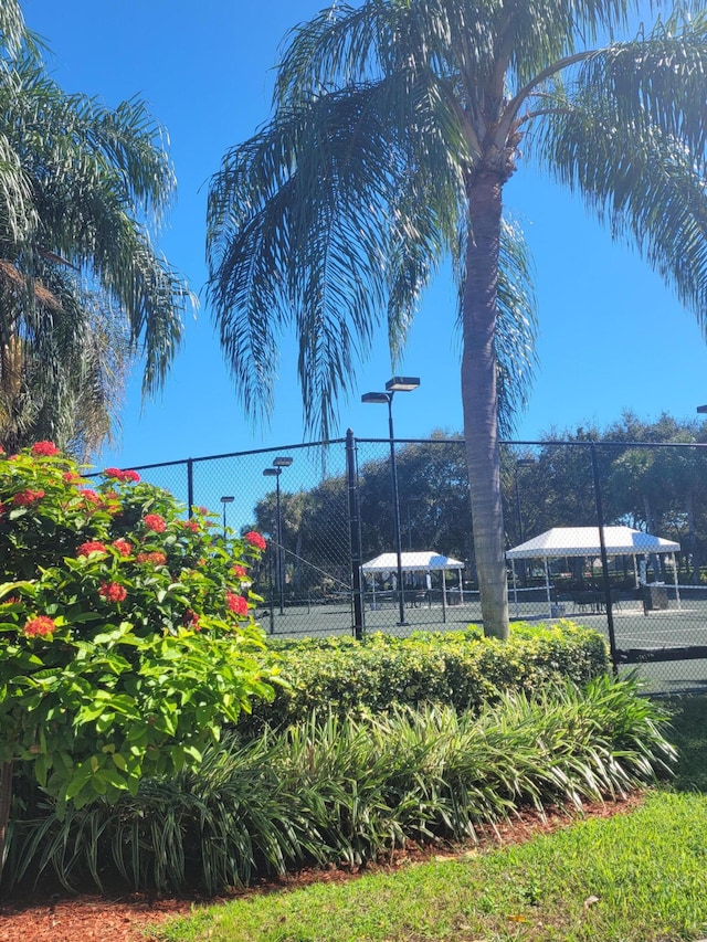 view of sport court