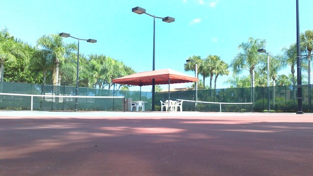 view of tennis court