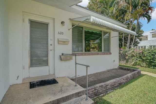 view of entrance to property