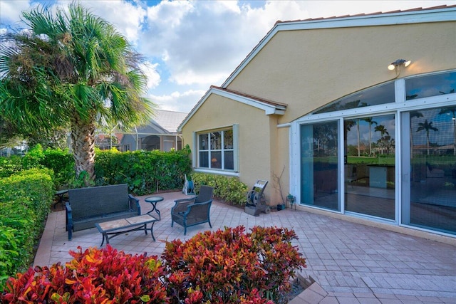 view of patio / terrace with outdoor lounge area