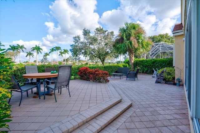 view of patio