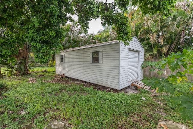 view of outbuilding