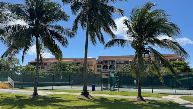 view of sport court