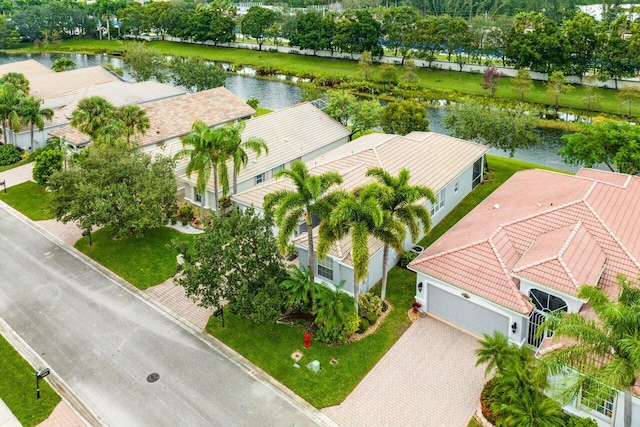 9587 Positano Way, Lake Worth, FL 33467 - view from above of property featuring a nearby body of water