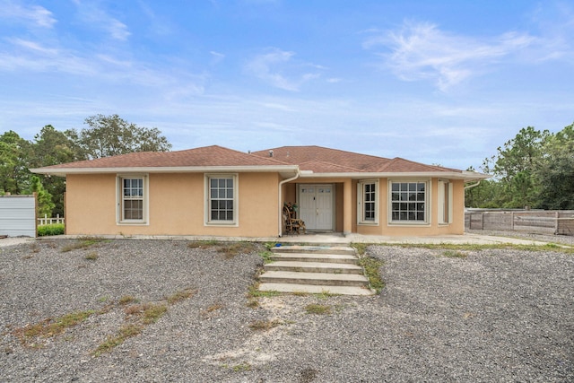 view of front of home