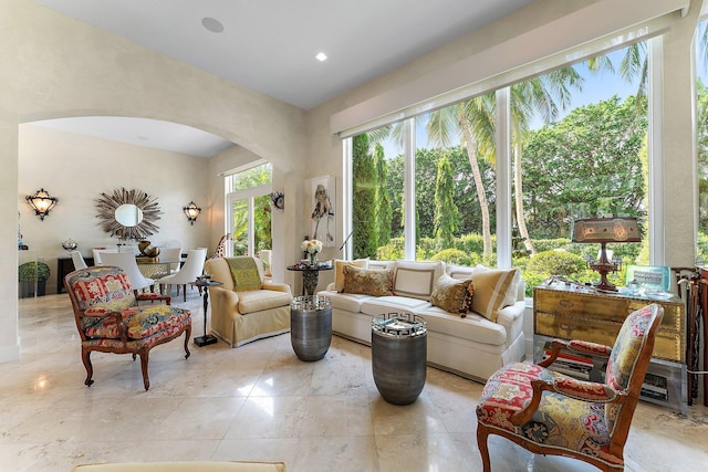 view of living room