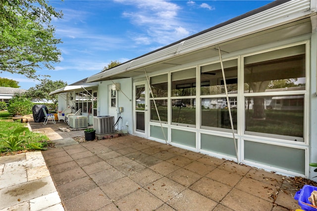 view of patio / terrace with cooling unit