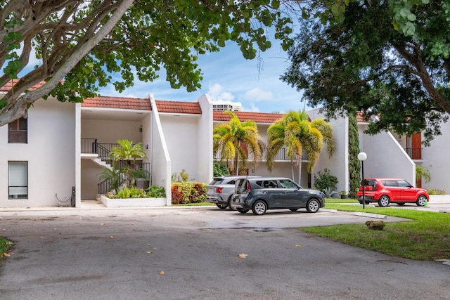 view of property with a carport