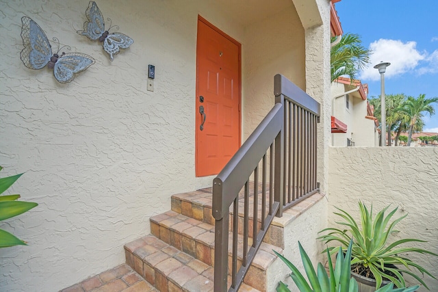 view of staircase