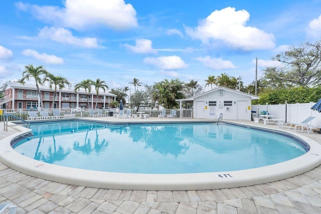 view of pool