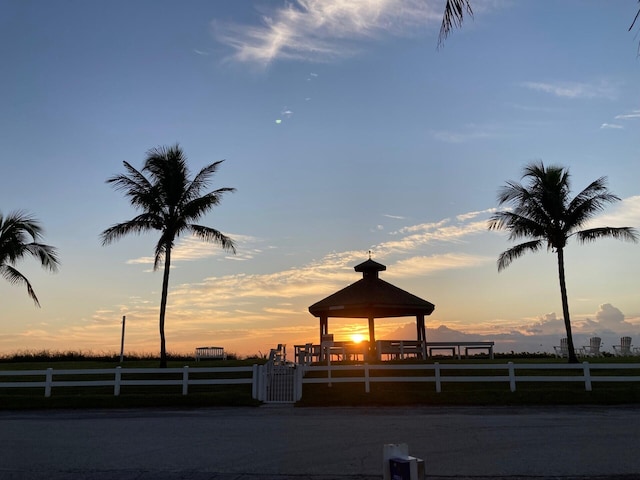 surrounding community featuring a gazebo