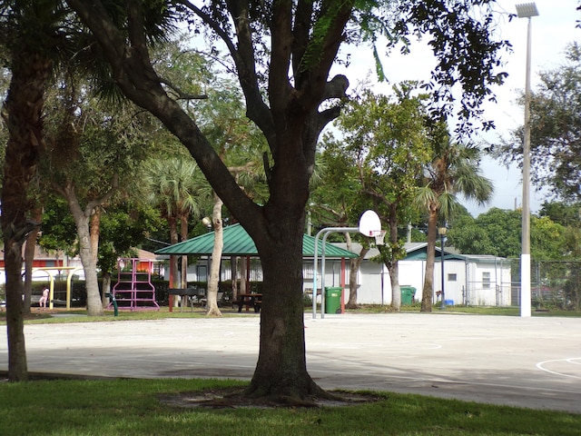 view of sport court