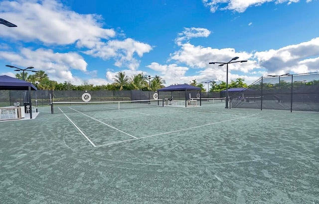 view of sport court