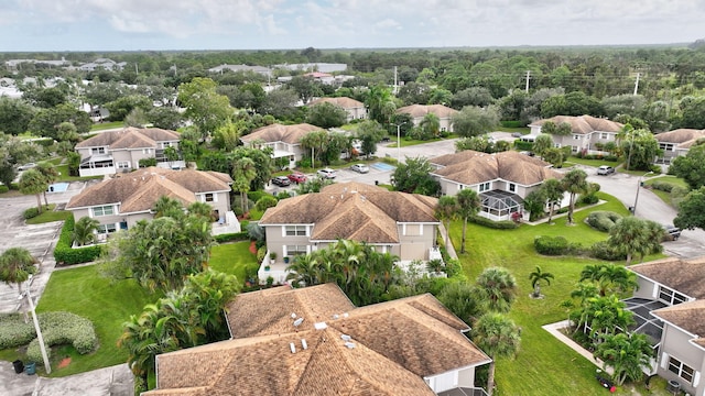 birds eye view of property featuring a residential view