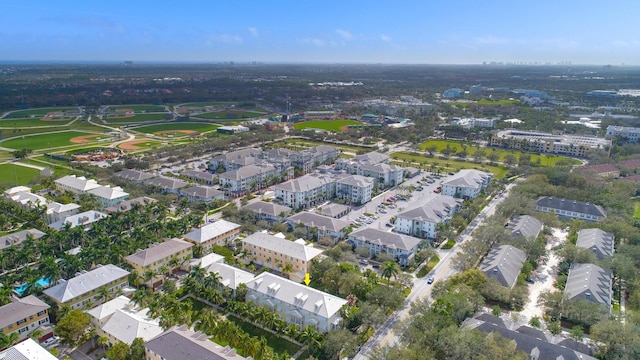 bird's eye view featuring a residential view