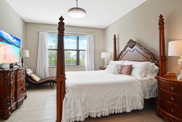 view of tiled bedroom